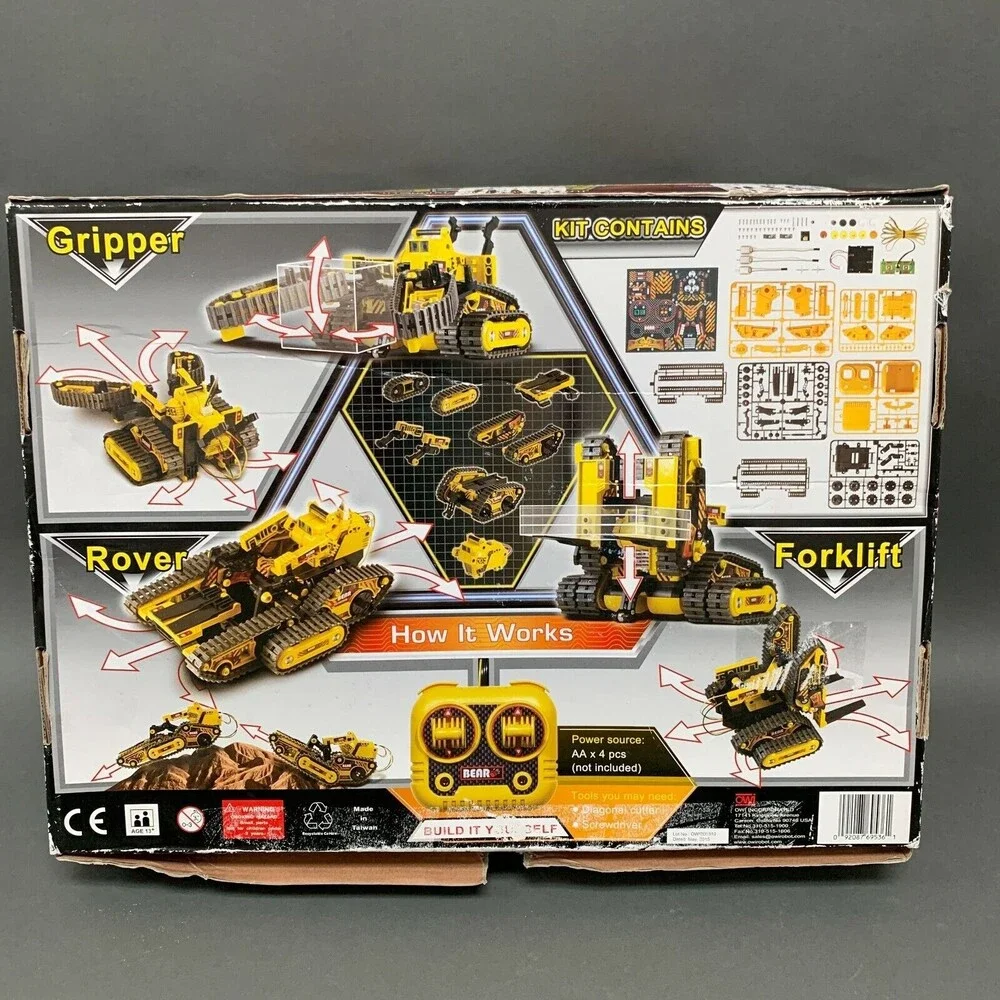 OWIKIT All Terrain Robot OWI-536 Wired Control Forklift Rover Gripper Parts